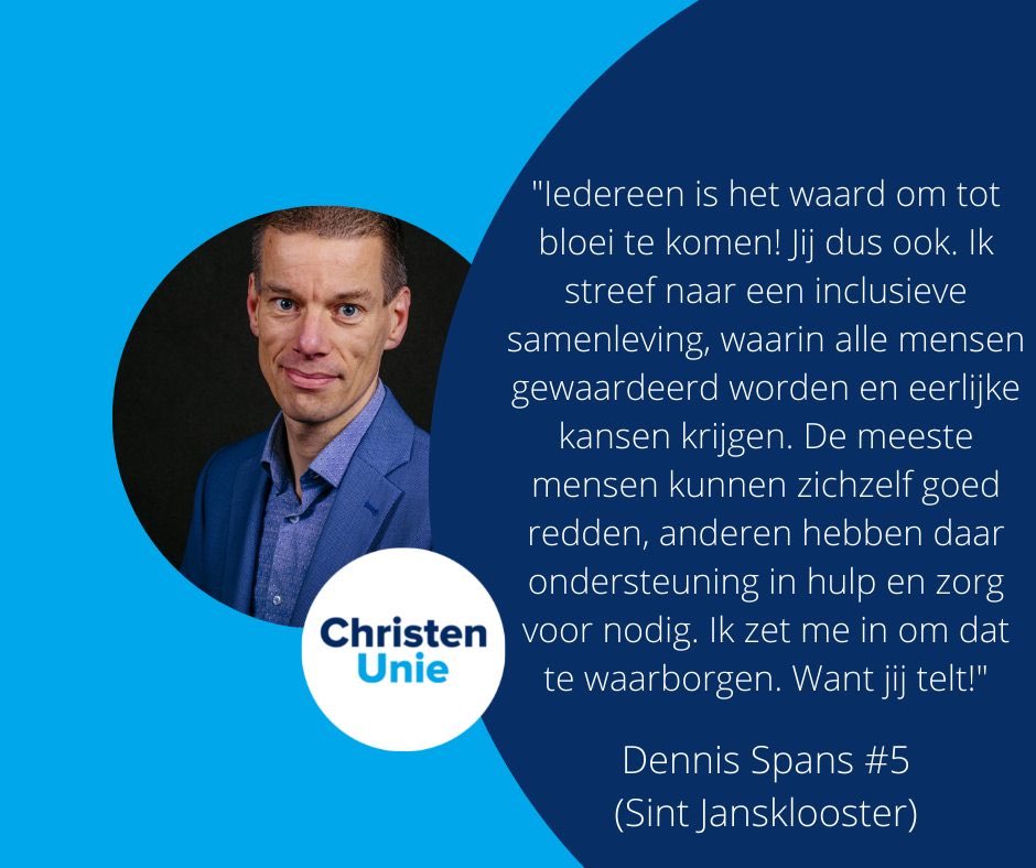 CU_Steenwkrland's tweet photo. Onze nummer #vijf op de keuzelijst voor de #GR22 @Steenwijkerland 
Een van onze twee #burgerraadslid (leden) #CUSWL https://t.co/9sj5wCt6SS