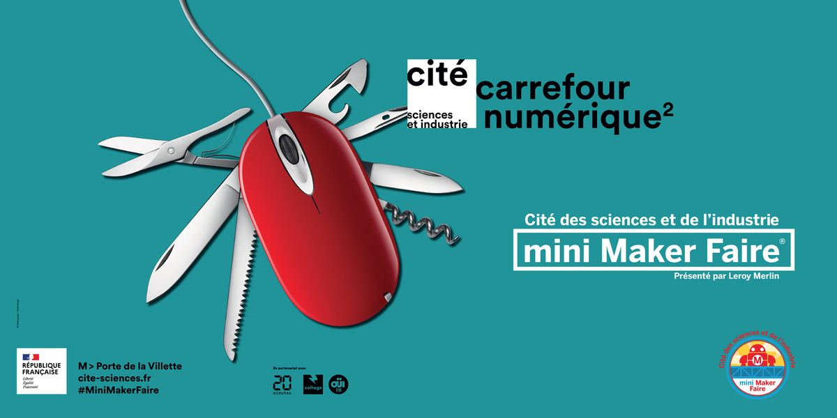 RFFLabs's tweet photo. #MiniMakefaire au @CarrNum @citedessciences  Samedi 26 Mars 2022
L’appel à makers est en ligne. Candidatez jusqu’au 15 mars

🎤 Partager votre projet ? Parler de votre lieu ? Echanger avec d’autres makers ? https://t.co/89ZlrbUlf9

Contact : @Isa_CarrNum 

#mouvementmaker #FabLab https://t.co/Z1rPYjvGPg