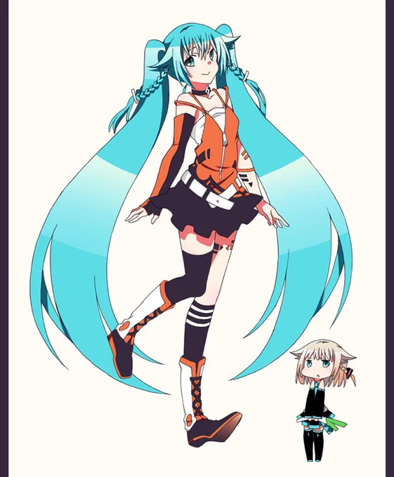 初音ミクでONE/イラスト 