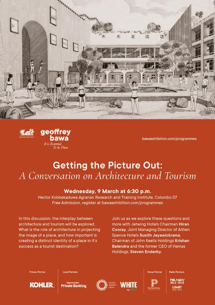 hirancooray's tweet photo. Join us as we discuss something very relevant to tourism and about a great thinker who contributed so much during his lifetime https://t.co/jKw0FNUzl9