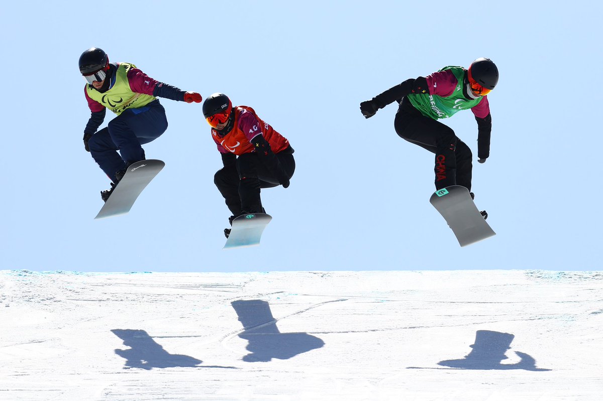 After a semi final collision put paid to a podium finish, it was fifth place for <a href="/stubber89/">James Barnes-Miller PLY</a> in the snowboard cross - the best ever result for ParalympicsGB in this sport! 🤘

#WinterParalympics 
#ParalympicsGB 🇬🇧