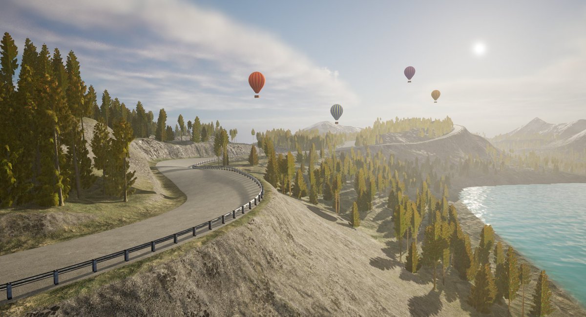 MLarssonLD's tweet photo. Here's my take on the Nürburgring F1 track! I now have a hate-love relationship with Landmass in #UnrealEngine https://t.co/2A4v4R9049