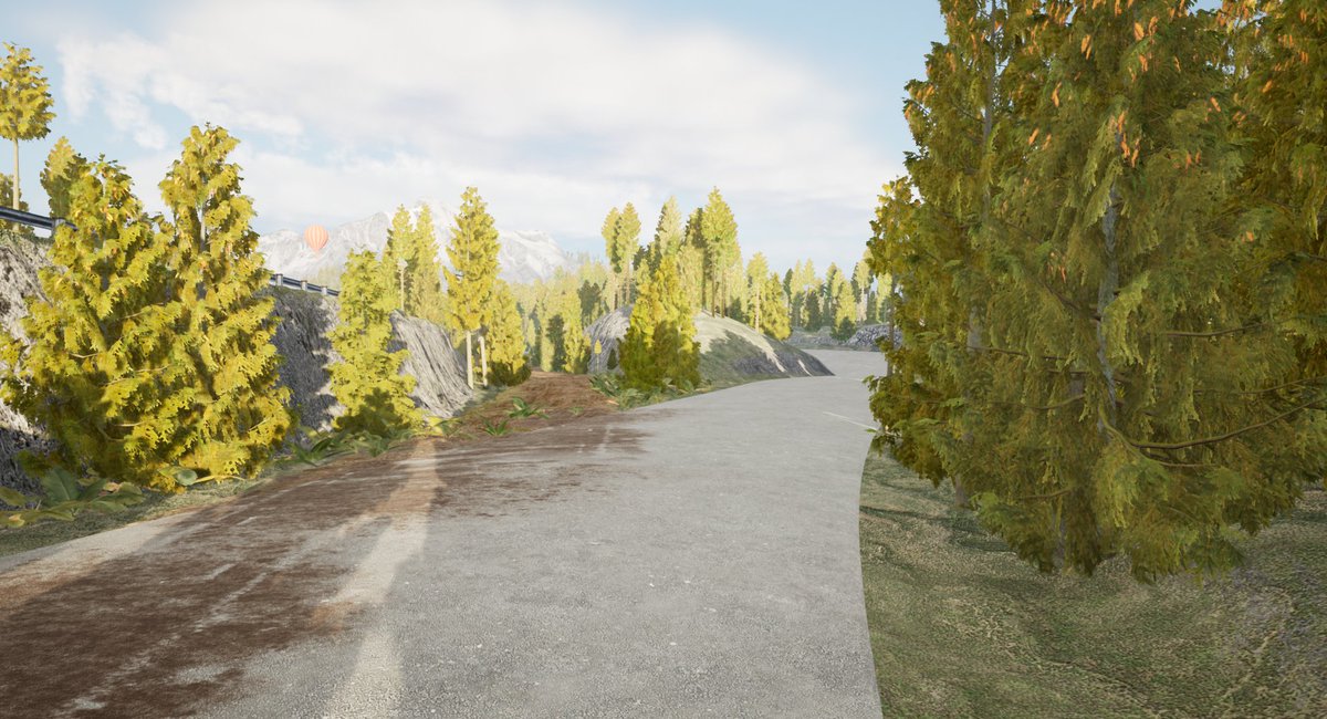 MLarssonLD's tweet photo. Here's my take on the Nürburgring F1 track! I now have a hate-love relationship with Landmass in #UnrealEngine https://t.co/2A4v4R9049