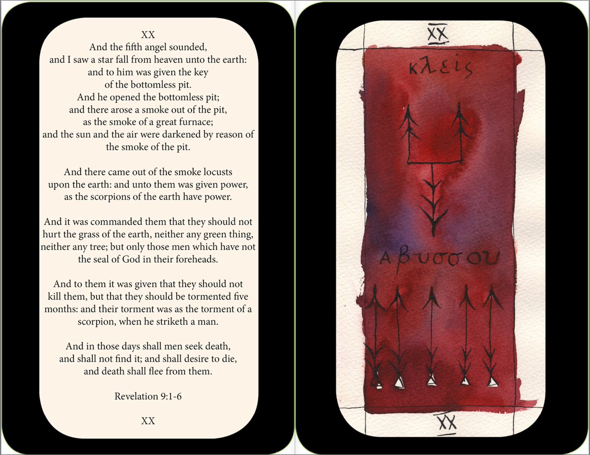 Bartch_sp's tweet photo. My Art Book inspired by #Revelation :Plate 20, KJV Bible &amp; Tableaux Vivants ! #abyss !

... #fifthtrumpet Key of the Abyss , Hell !
#EndTimes #Apocalypse 

Tableaux Vivants (paperback)
https://t.co/WpU6wmf4j1 https://t.co/k9X78HF1xf