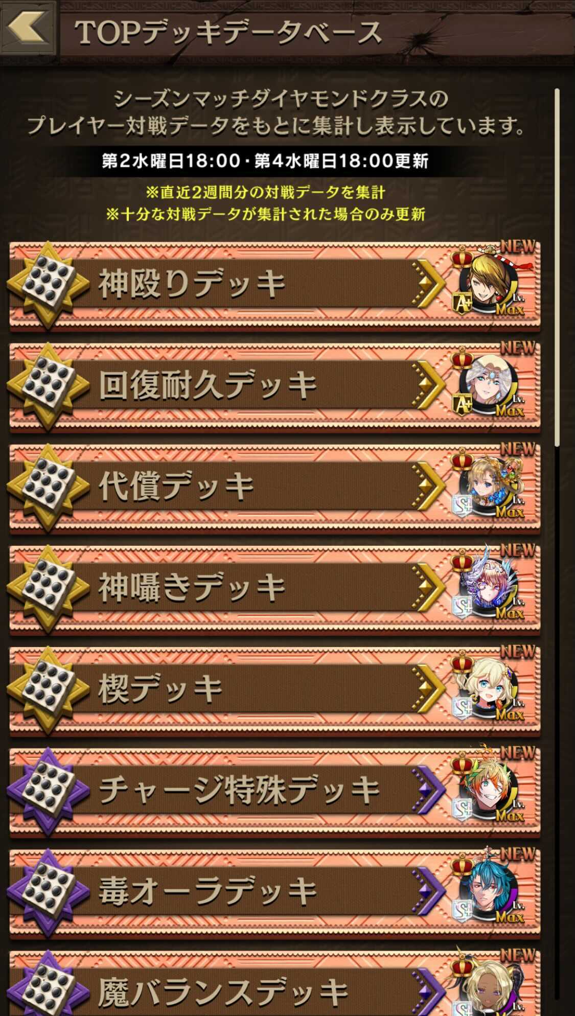 いちこ 逆転オセロニア 新しくオセロニアをはじめた方や 久しぶりにオセロニアをプレイした方 オセロニアには多くのデッキが存在するのですが それぞれのデッキでよく使われているキャラをまとめた Topデッキデータベース という機能があります