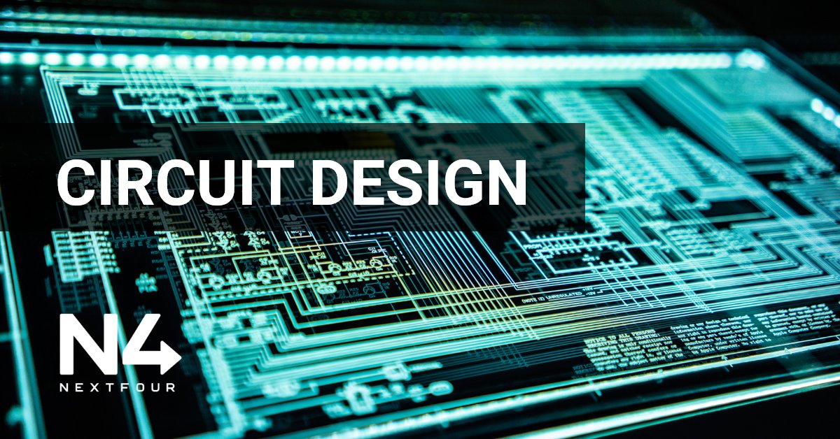 NextfourGroup's tweet image. Electronics circuit design transforms high-level specifications or blocks diagrams into circuit diagram format. In this phase all the components are selected, design calculations performed and the circuit diagram drawn in ECAD/EDA system.

#electronics #circuitdesign