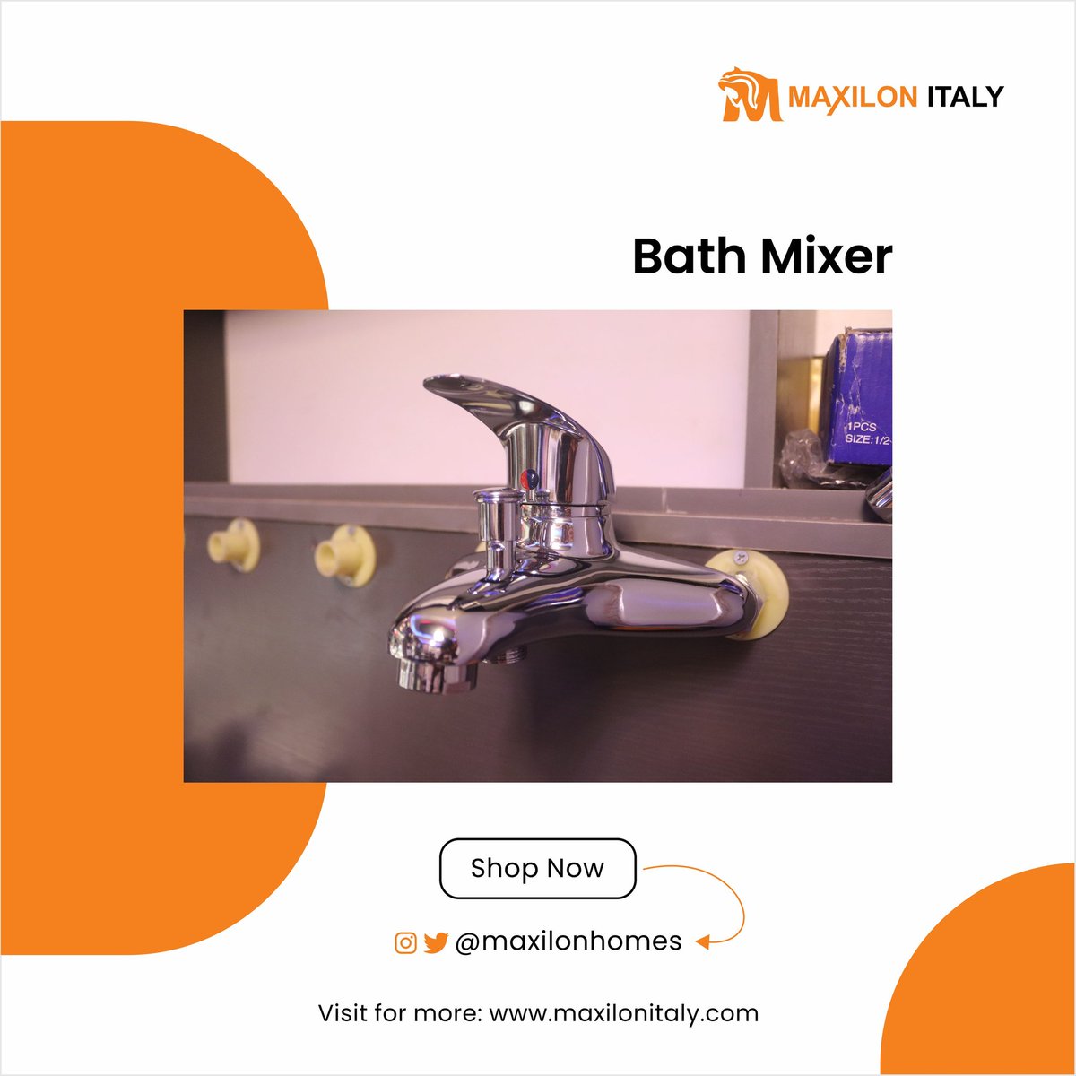 maxilonhomes's tweet photo. Happy New Week. 
Set those goals already and let's smash all by weekend.

Our bath mixer gives you the most comfort, hot or cold water, have it your way.

Call, inbox or visit our showroom or website today.

MAXILON ITALY 🇮🇹
https://t.co/mpRoANynzG

#bathmixer
#mixer
#bathroom https://t.co/c9ojZ6LMgh