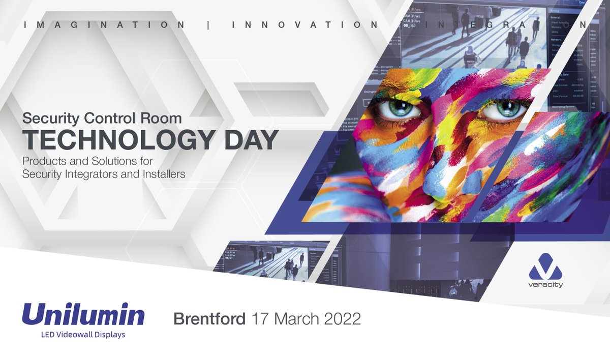 VeracityGlobal's tweet image. #Veracity and #Unilumin have teamed up for an exclusive Security Control Room Technology day event on  17th March in Brentford. More info: sales@veracityglobal.com
#SecuritySystemIntegrators