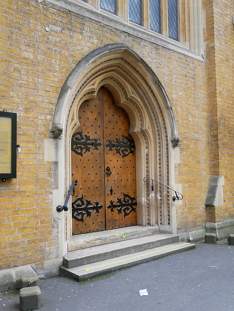 Pugin_awn's tweet photo. Entrance, #StPeterchurch, #Woolwich, #London. Designed by A.W.N. Pugin.
#Pugin became the church’s #architect in September 1841, and it was completed in October 1843.
@StPetersSE18
#augustuspugin #gothicrevival #gothicrevivalarchitecture #architecturelovers #stpeterchurchwoolwich https://t.co/9QZDVcckb9