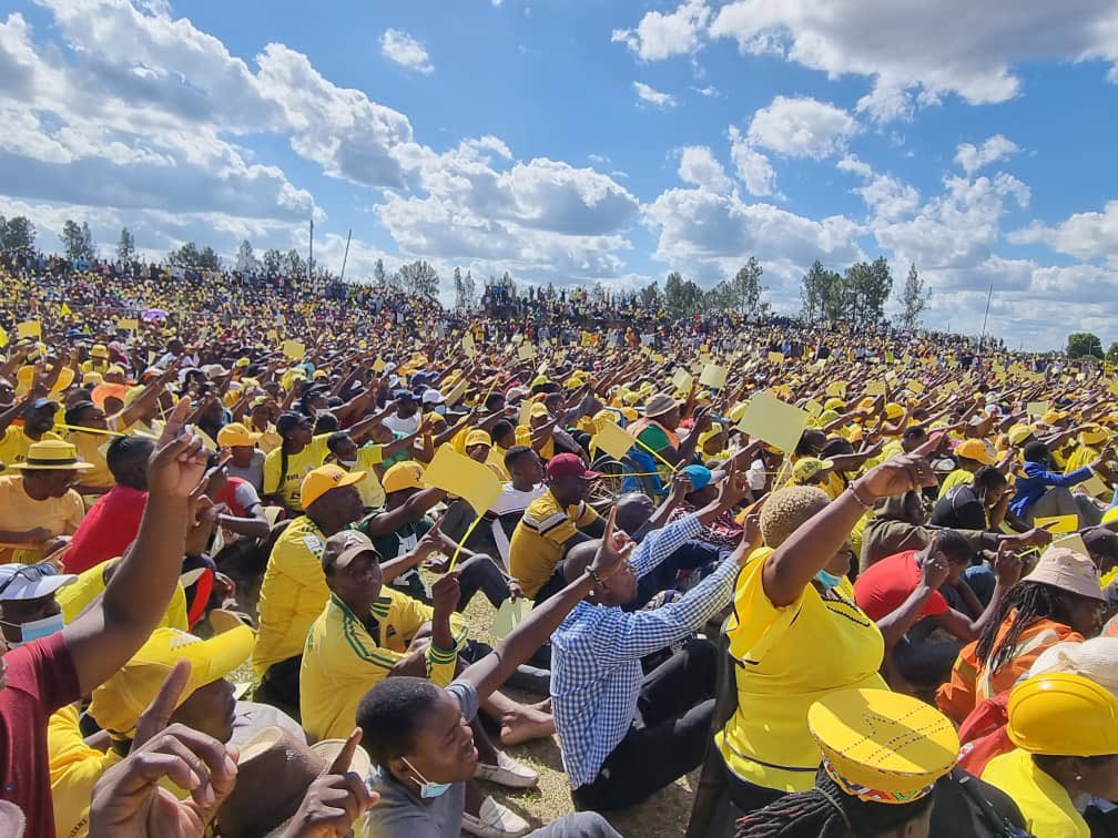 advocatemahere's tweet photo. “Let's vaccinate ourselves from ZANU-PF.

First jab: #RegisterToVote
Second jab: #TurnUpToVote
Booster shot: #DefendTheVote

We will achieve herd immunity in 2023.” https://t.co/zFkRe28D13