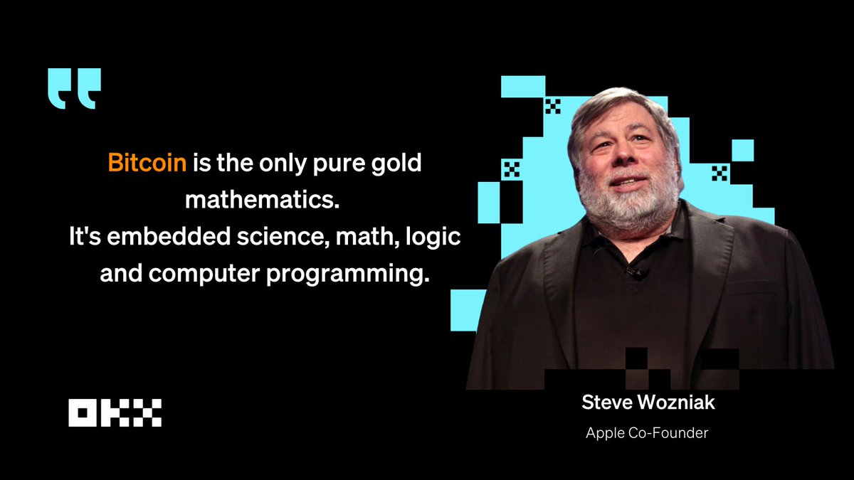 MondayMotivation 💪 @stevewoz Steve Wozniak, co-founder of #Apple, has been  a consistent advocate for #Bitcoin 🙌 Steve believes that Bitcoin is the  digital equivalent of gold, and the product of a “mathematical