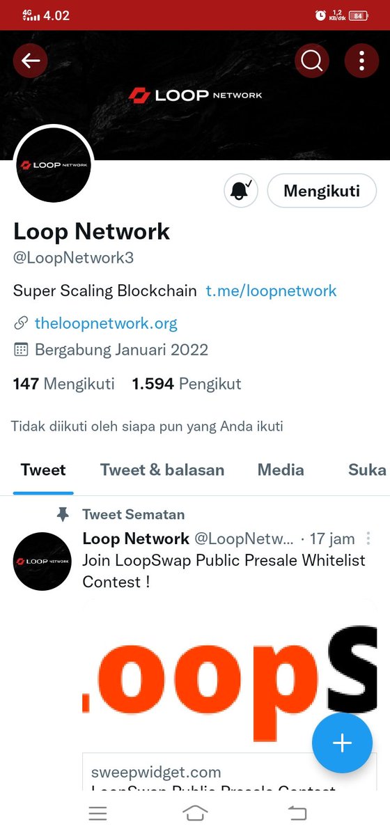 AfdanZend's tweet photo. @GiveAwayHost @LoopNetwork3 Done https://t.co/XOGW2KUksS
