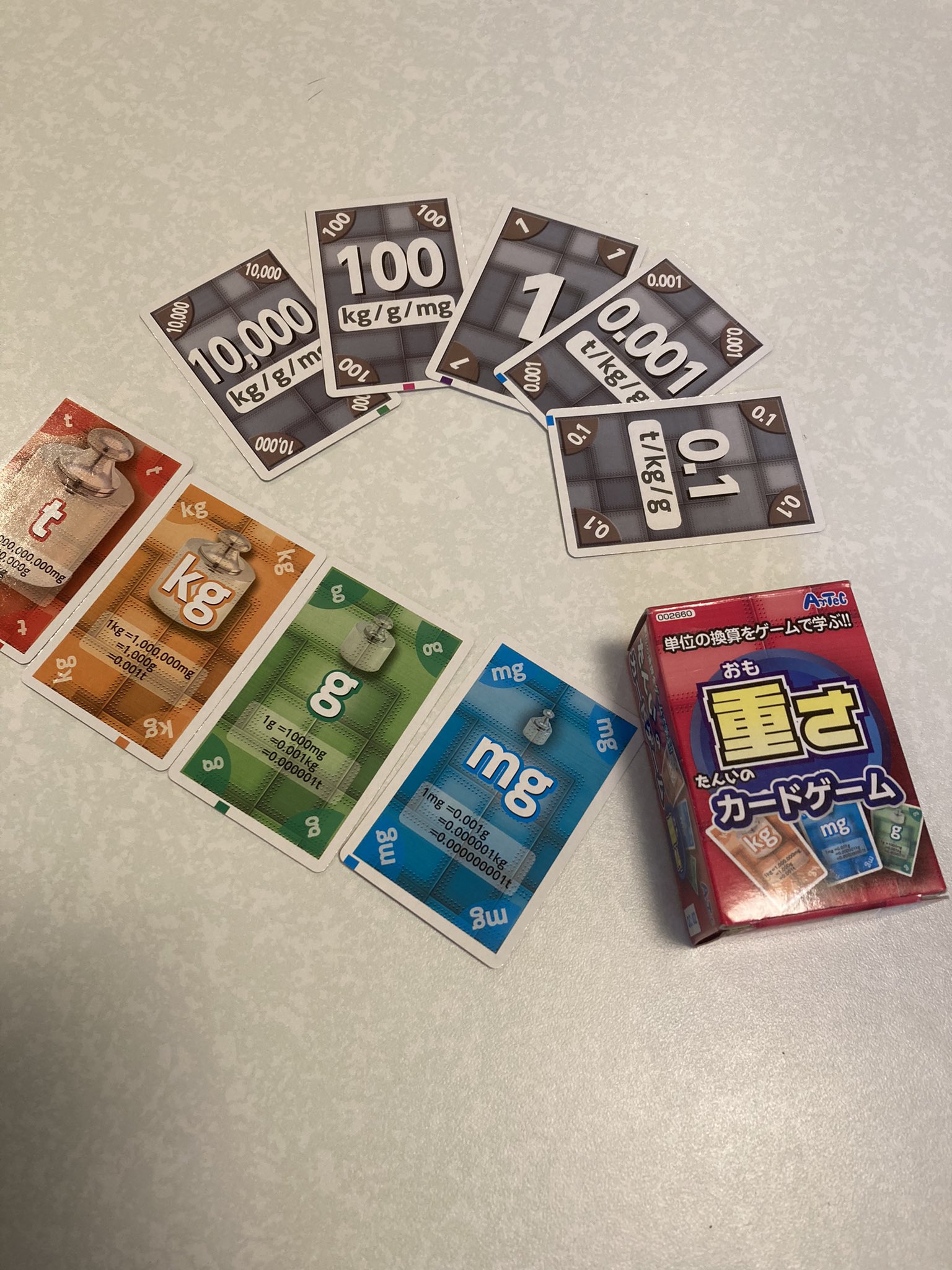 千石のそよ風 文京区千石の情報を日々配信します Play Learning 遊んで学ぶ 楽しみながら続けるのが一番記憶に残る 新小3年生にオススメゲーム みんな大好きunoと重さの単位 を組み合わせたゲーム T Co Oly2w9cjs2 Tなど単位と数字を