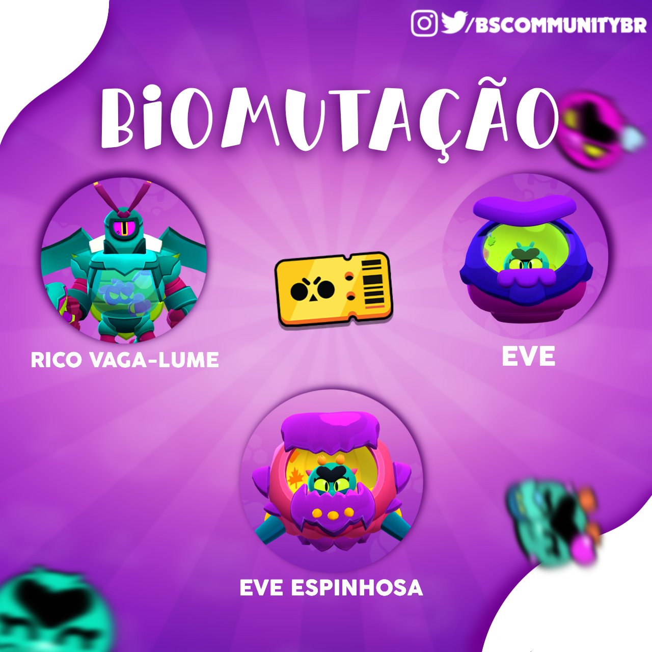 TODAS ANIMAÇÕES, PREÇOS E DATAS DAS NOVAS SKINS- BIOMUTAÇÃO - Brawl Stars!  