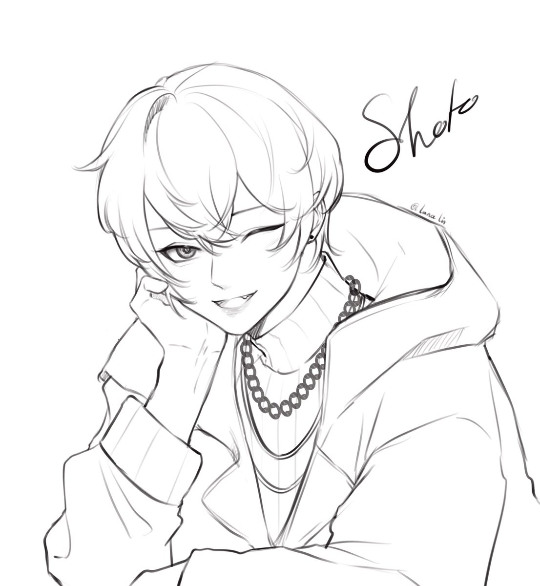CallmeLLin's tweet photo. (´▽｀) Shoto winked at me!!!!

#ArtoftheRogue https://t.co/lMO4FGrEHI