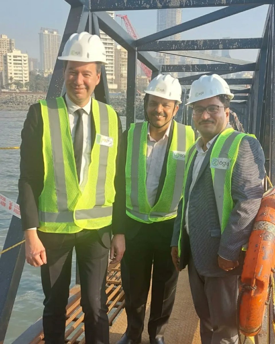 EgisIndia's tweet image. Mr Laurent Germain, CEO @egis visited Mumbai Coastal Road Project and interacted with Egis employees during his India visit

@LG_EgisCEO @EgisindiaMd @Probasibangali 

#impactthefuture #executewithexcellence