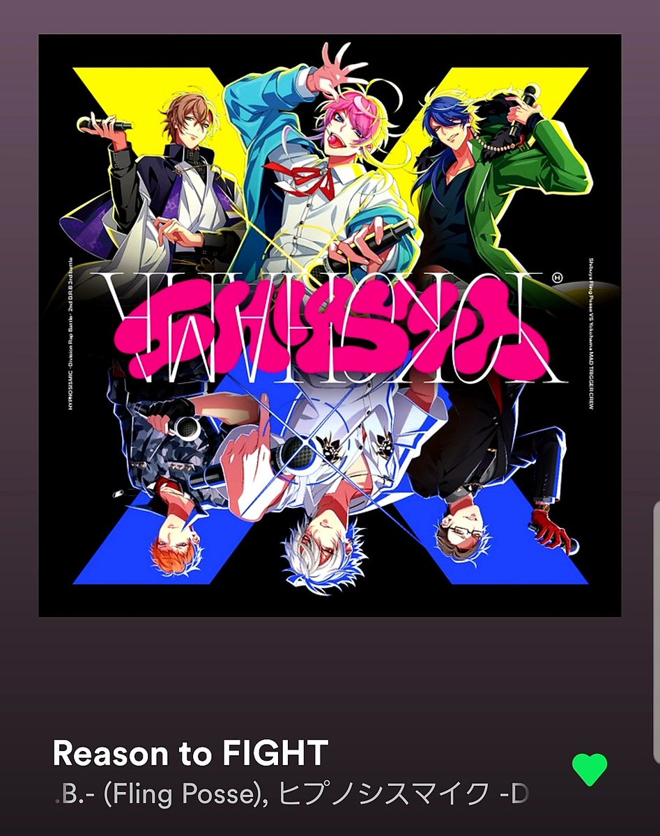 nanaki_888's tweet photo. 死ぬほどリピって聴いていた。この曲癖になるんよね。どっち、、とかやなく純粋に1曲として聴いてた。聴いとる(ゝω・´★)(・ω・)
#ヒプマイ
#シブヤ
#ヨコハマ
#ReasonToFight https://t.co/UdemgEJ1uR
