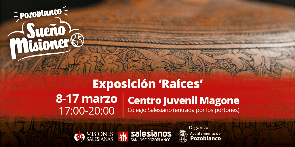 MSalesianas's tweet photo. Mañana se inaugura en #Pozoblanco, #Córdoba, la exposición #Raíces 🌍 que nos acerca a lugares de todo el mundo donde @MSalesianas está presente.

Una actividad organizada para que la ciudad viva #ElSueñoMisionero del #salesiano César Fernández.

🤝@salesianospozo @AytoPozoblanco https://t.co/VJKjYGeGAM