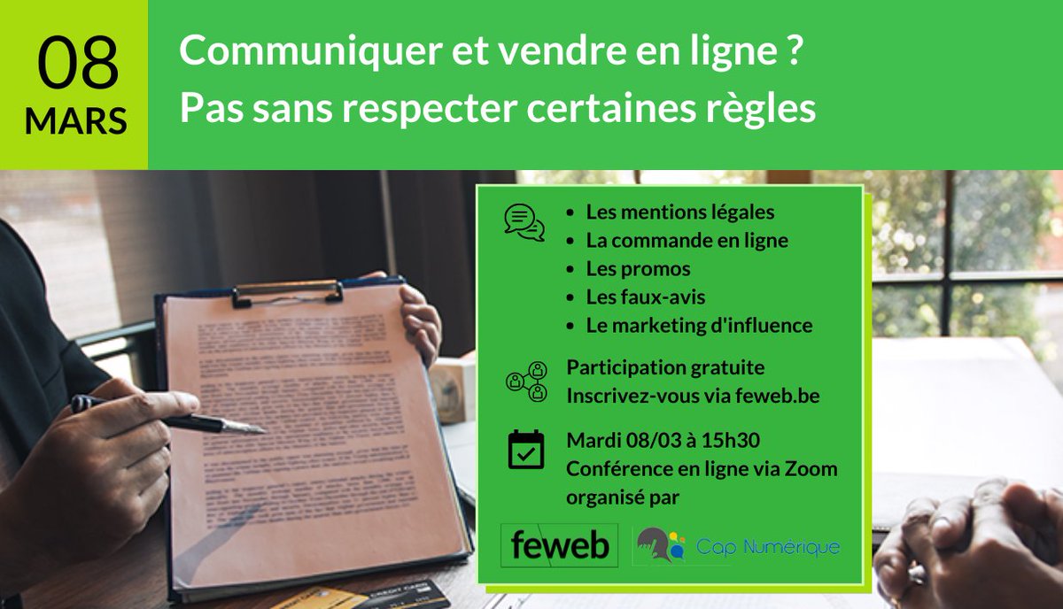 Unique: la vision de l’Inspection économique sur la réglementation économique. Découvrez comment votre communication digitale est contrôlée. Inscrivez-vous gratuitement: bit.ly/3vGfIH7
#ecommerce #influencermarketing #reviews #onlinepromotion #feweb #we_are_digital