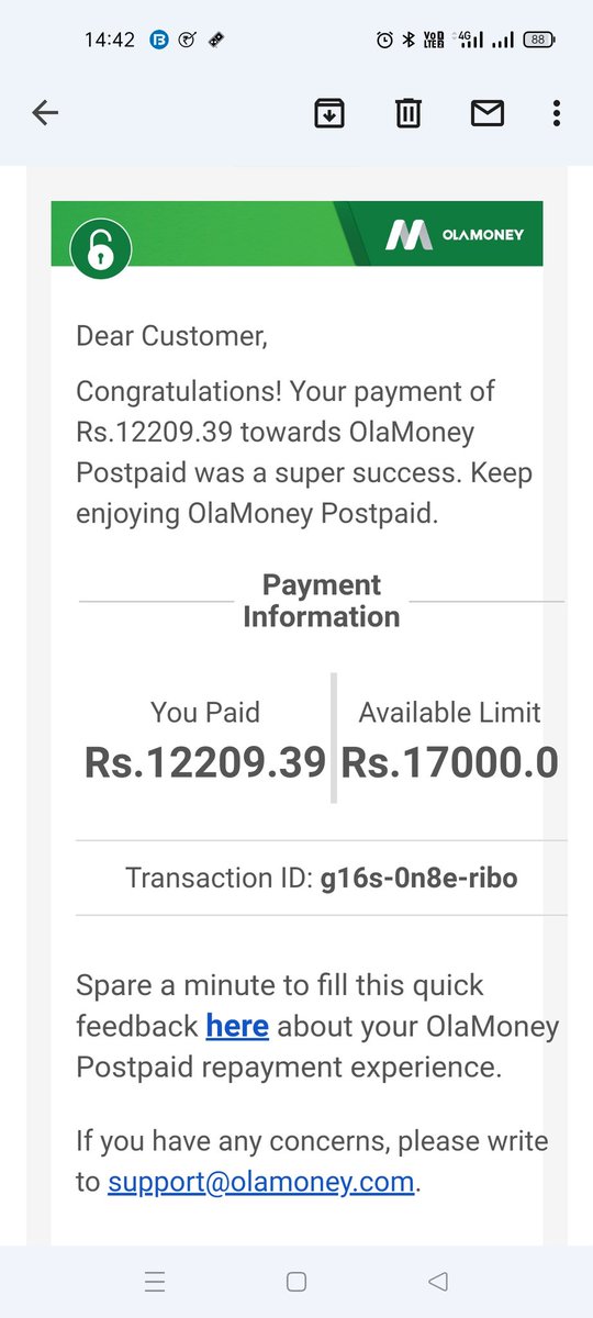 krishyellu87's tweet photo. @ABFLDirect1 Hi,
This is Vamsi Krishna (9930668868) due to a wrong updation in credit bureau my life totally changed, called many times left with no resolution, Ola postpaid card cleared every bill on-time but still u marked as defaulter plz find attached documents https://t.co/DQCAKFONMR