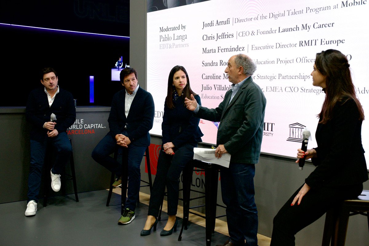 Thanks <a href="/alangreenberg/">alan greenberg</a> for hosting the EDT panel discussion and for everyone's input on the Future of Higher Ed:

<a href="/jordiarrufi/">Jordi Arrufí</a> | <a href="/MWCapital/">Mobile World Capital Barcelona</a>
Sandra Rodríguez | <a href="/UNESCO/">UNESCO 🏛️ #Education #Sciences #Culture 🇺🇳</a> 
Chris Jeffries | <a href="/LaunchMyCareers/">LaunchMyCareer</a>
<a href="/JulioVillal0b0s/">Julio Villalobos</a> | <a href="/salesforce/">Salesforce</a>
Caroline Mol | <a href="/edXOnline/">edX</a>
<a href="/MartaFBertos/">Marta Fernandez</a> | <a href="/RMIT/">RMIT University</a>