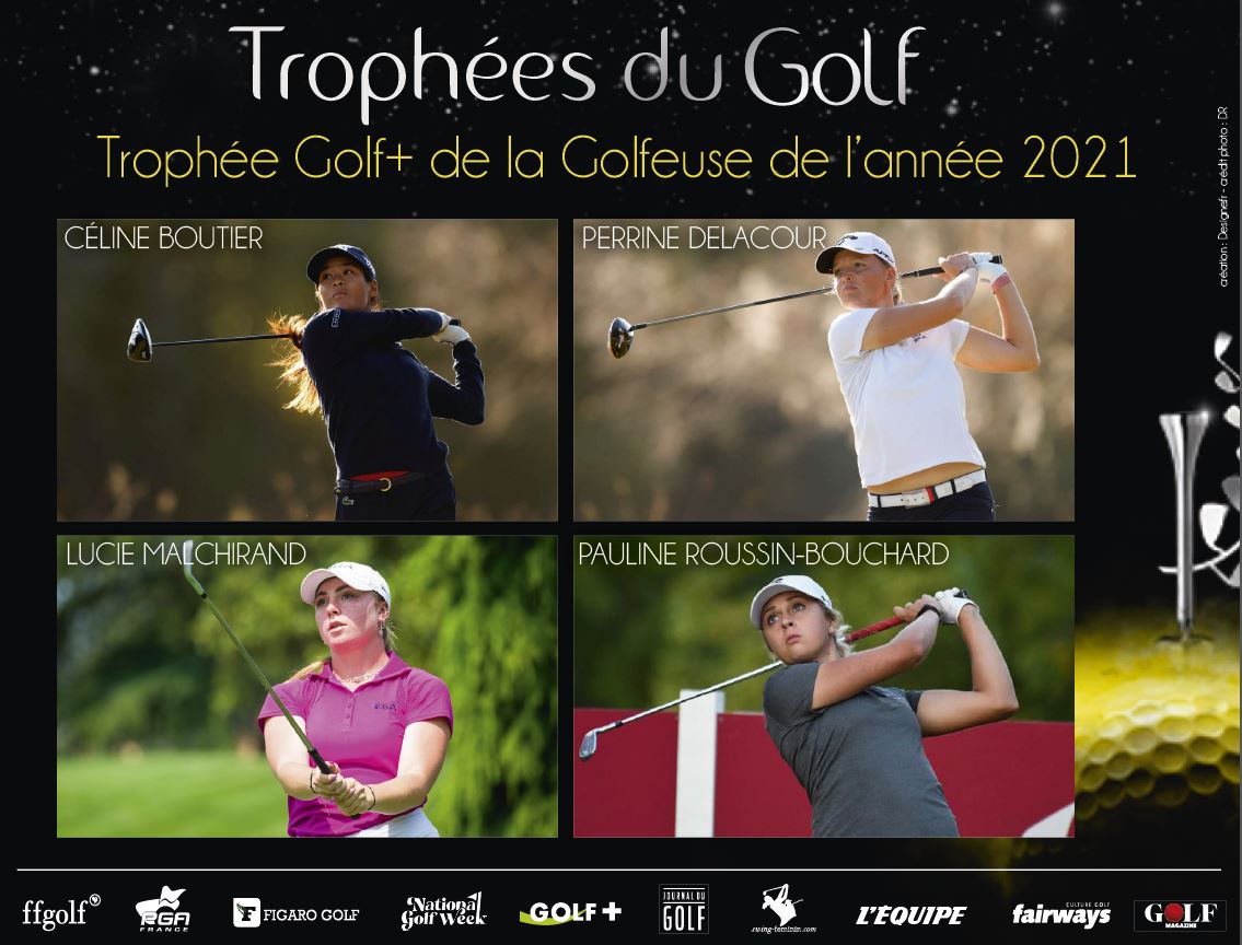Votez pour la golfeuse de l'année 2021 ! 
Sont nommées : 
- Céline Boutier 
- Perrine Delacour 
- Lucie Malchirand  
- Pauline Roussin-Bouchard

Pour Voter c'est ici : 
tropheesdugolf.fr