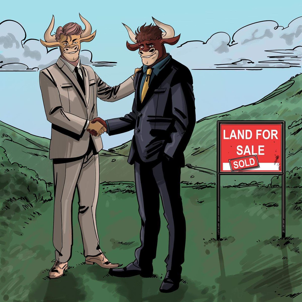 Thetorogang's tweet photo. 🇬🇧Hey 🐂 Gang! Toro is ready to buy our land 🌎 in metaverse! 
We are going to have good time there! Party with International Artist 👨‍🎤 and much more only for our holders!Join Discord (link in bio) to stay update!
🇮🇹Hey🐂 Gang! Toro è pronto a comprare la nostra terra 🌎 nel meta https://t.co/znQq1pTsDp
