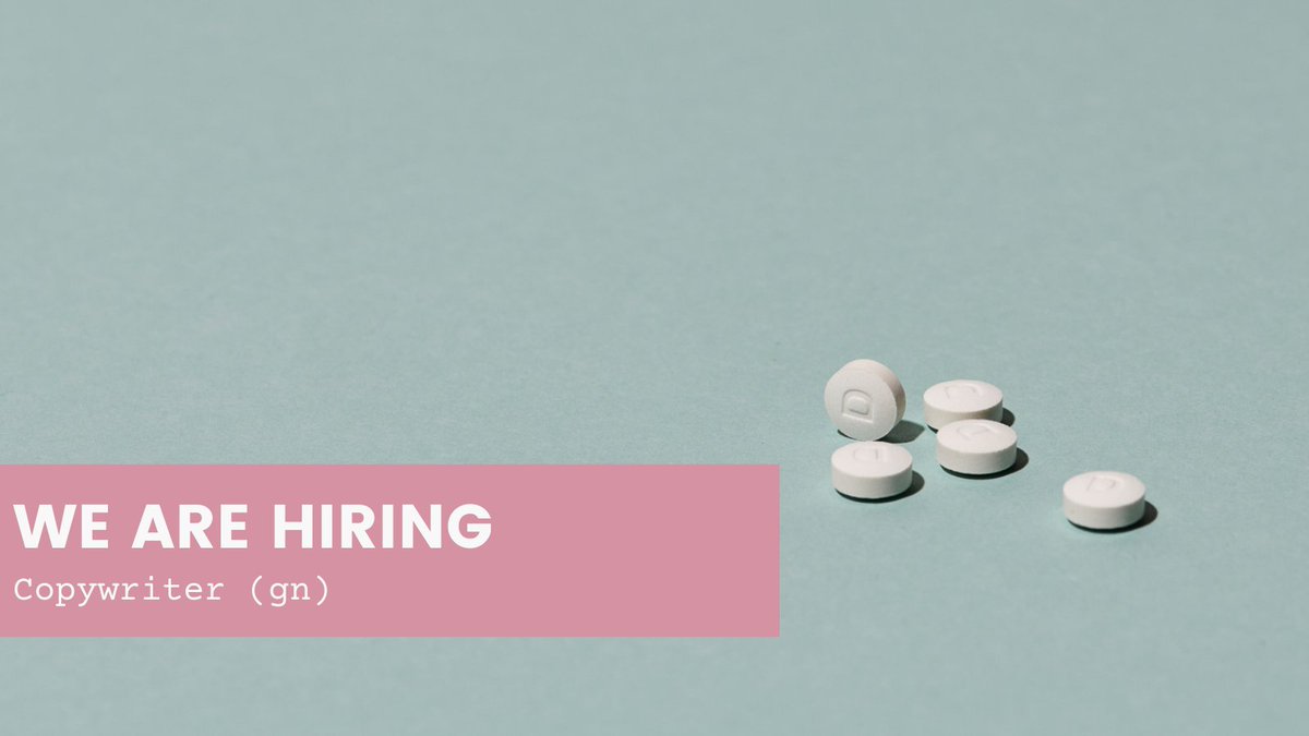 We are looking for your #writing skills.🚀 Become a valuable member of our #marketing team and inspire our customers with your copies, headlines, postings and claims on all our channels (online and offline): goodjobs.eu/jobs/copywrite…… #hiring #vacancy #copywriting #Jobs