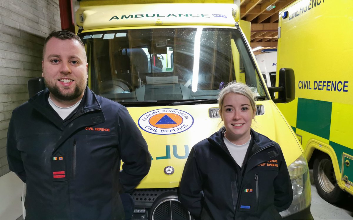 Kerry Civil Defence (@kycivildefence) on Twitter photo A Civil Defence first maybe?
Twin brother and sister Andrew and Aisling Foran who are both qualified Emergency Medical Technicians recently crewed an ambulance together for a medical duty. Both volunteers have a keen interest in pre-hospital care.
<a href="/CivilDefenceIRL/">Civil Defence IRL</a>
<a href="/countykerry/">Kerry County Council - Comhairle Contae Chiarraí</a> A Civil Defence first maybe?
Twin brother and sister Andrew and Aisling Foran who are both qualified Emergency Medical Technicians recently crewed an ambulance together for a medical duty. Both volunteers have a keen interest in pre-hospital care.
<a href="/CivilDefenceIRL/">Civil Defence IRL</a>
<a href="/countykerry/">Kerry County Council - Comhairle Contae Chiarraí</a>