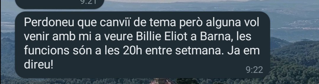 laia_paredes's tweet photo. Montar plans d'un dia per l'altre és el millor...gràcies amiga 🧡
@laiiacarbonell
@BillyElliot_es https://t.co/YaRpENgNNi