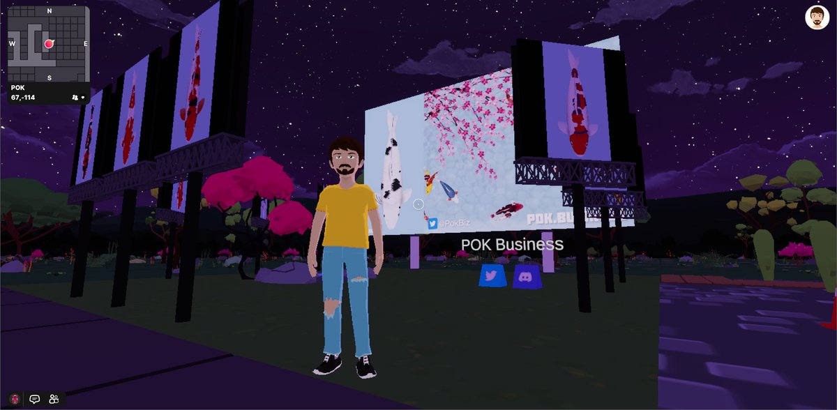 PokBiz's tweet photo. Metaverse Advertising :) https://t.co/FPXrErlEnS