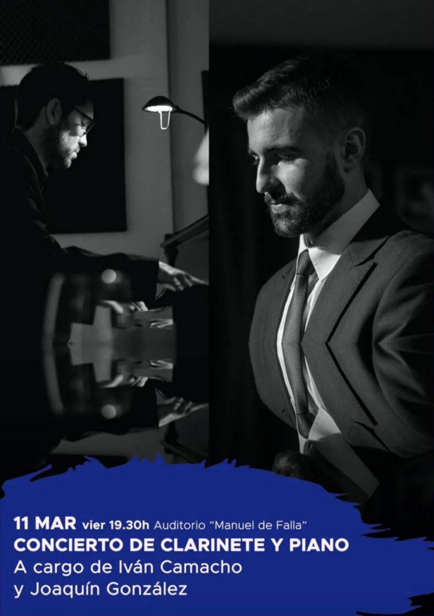 JoaquinzKettner's tweet photo. Este viernes estaremos tocando en el Auditorio Manuel de Falla del @cmarcosredondo poniendo punto y final a la Semana de la música. Gracias a la organización por contar con nosotros.

Toda la info en https://t.co/aAYzucnYPF https://t.co/cLk9teUmXz
