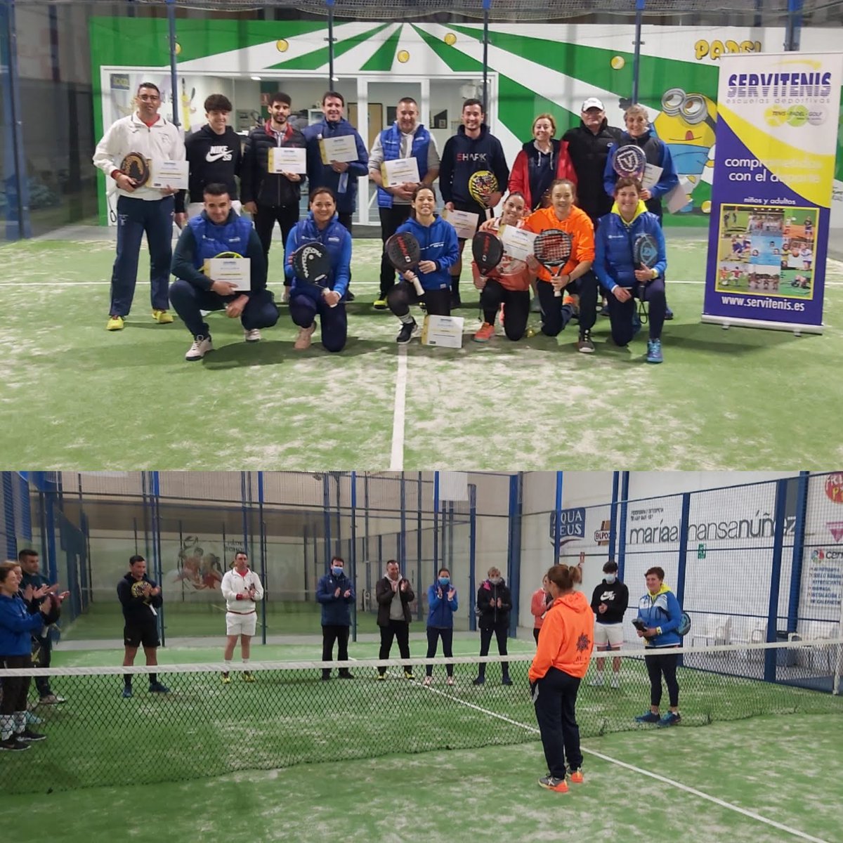 Monográfico de Padel con Neki Berwig el pasado sábado 5, organizado por nuestro Club Servitenis Albacete en colaboración con @padelschoolalbacete
Ha sido una estupenda experiencia formativa¡¡
Gracias @nekiberwig por tu dedicación y entrega.
Gran Profesional y Gran Persona!!