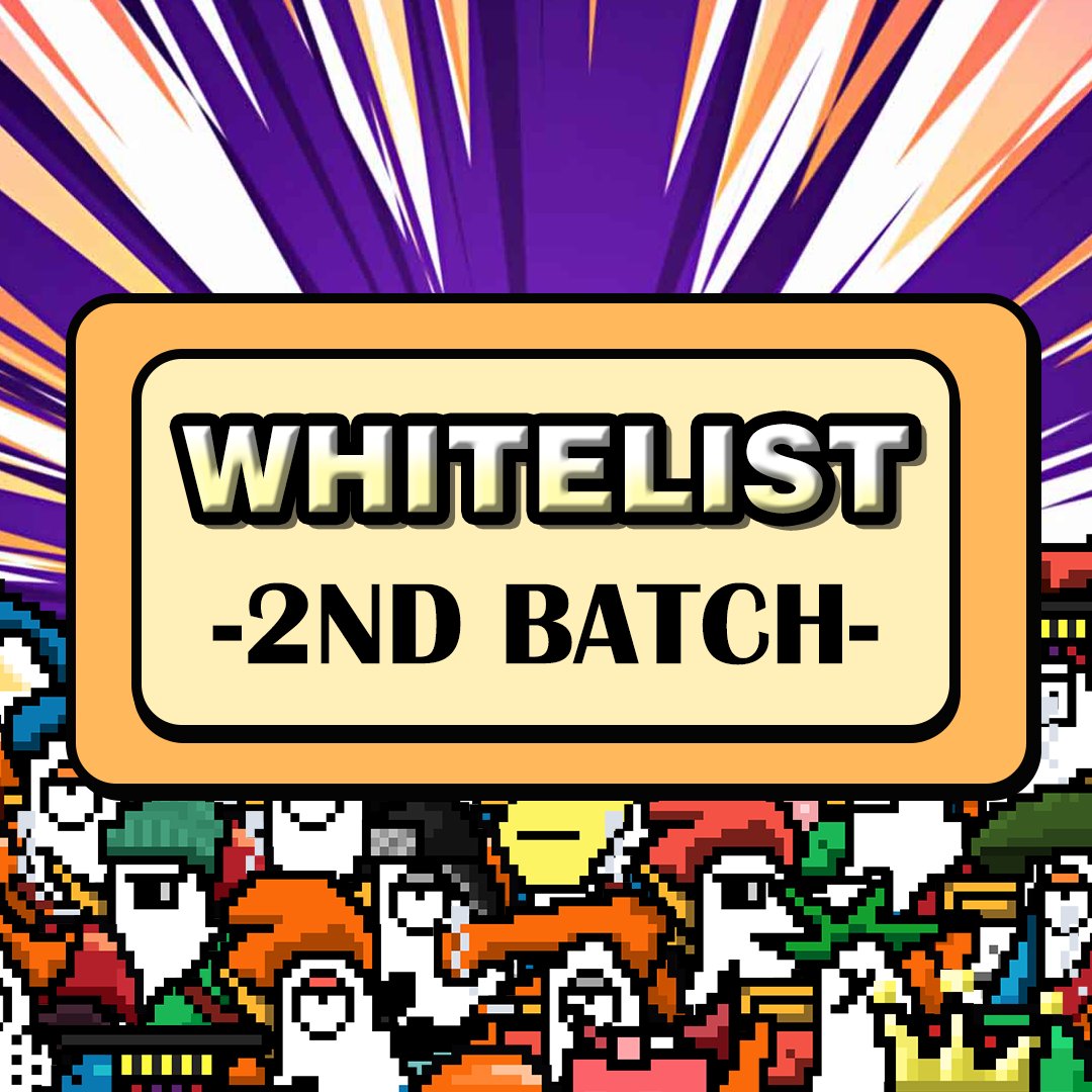 TFKChicken2022's tweet photo. We announce the WhiteList -2ND BATCH- Event and also the estimated lead time in March.

From now on, we will start collecting the 2nd WL wallet from our discord community as well.

#Opensea #NFTCollection #PolygonNFT #NFT https://t.co/j0gin2Anp7