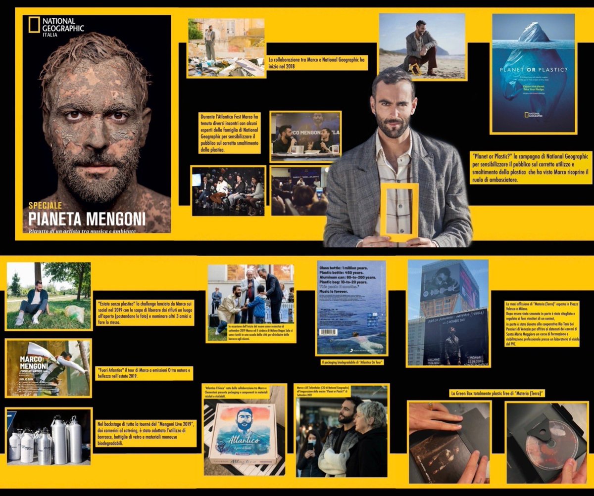 ViaggiandoconMM's tweet photo. Dal 5 Marzo con il magazine di @NatGeoItalia è disponibile “Pianeta Mengoni” uno speciale dedicato a Marco e al suo impegno per la tutela dell’ambiente.
Oggi vi portiamo in questo viaggio di grandi e piccoli gesti fatti da @mengonimarco in questi anni.

https://t.co/AIZa41v1S3 https://t.co/F0nAthZPXe