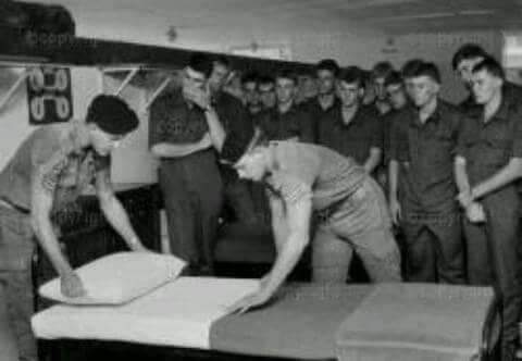 thyphoidjack's tweet image. Life in the SADF Army was great
You got Corporals to make your bed for you ;)