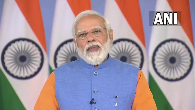 ANI's tweet photo. PM Modi spoke on the phone to Russian President Putin. The phone call lasted for about 50 min. They discussed the evolving situation in Ukraine. President Putin briefed PM Modi on the status of negotiations between the Ukrainian and Russian teams: GoI Sources

(File pics) https://t.co/KCGv8Sz894