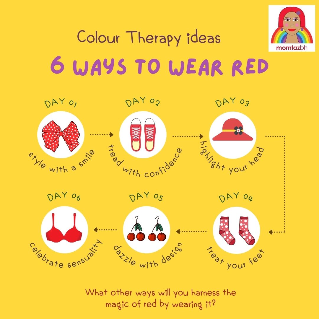 momtazbh's tweet photo. Good morning. Will you be wearing red this week? With its uplifting, energising and confidence boosting powers it's always useful to have some red on you, in whichever form you choose. Here are some ideas...
#colour #colourexpert #colourtherapy https://t.co/f3OwrUXCnS