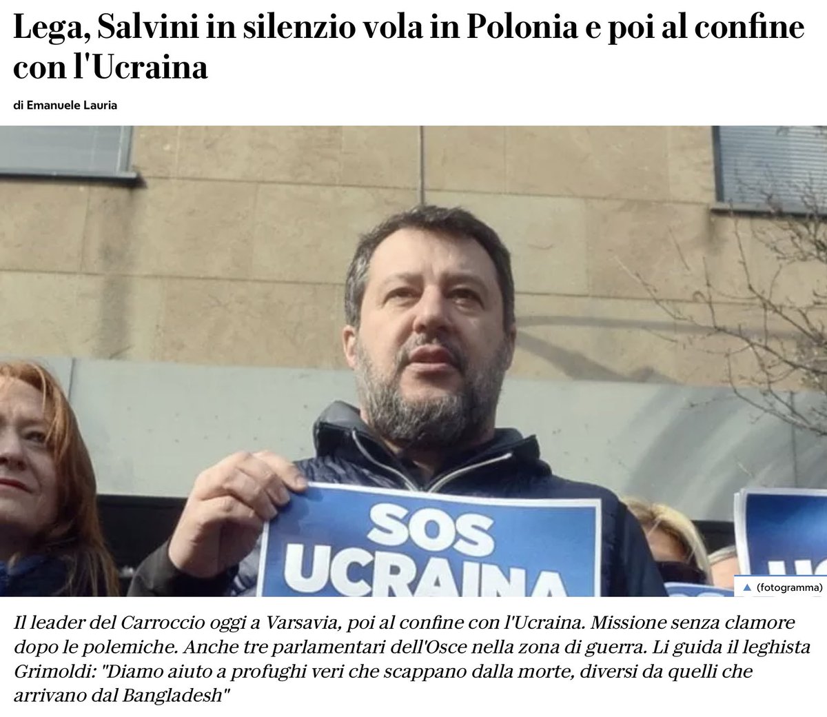 mrctrdsh's tweet image. Mr. #Salvini is headed to #Ukraine. Dear Ukrainian friends, don't let him into your heroic country. Salvini has always been a man of Putin and even today his behavior is full of ambiguity.