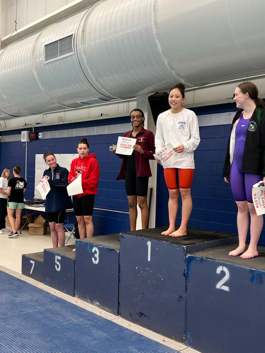 statelinerphs's tweet photo. Genine Collins 6th in the state for 50 free.  11th in the state for 100 fly. Two new schools records, new personal bests for the weekend. Great swims! https://t.co/2gaxaQgsFZ