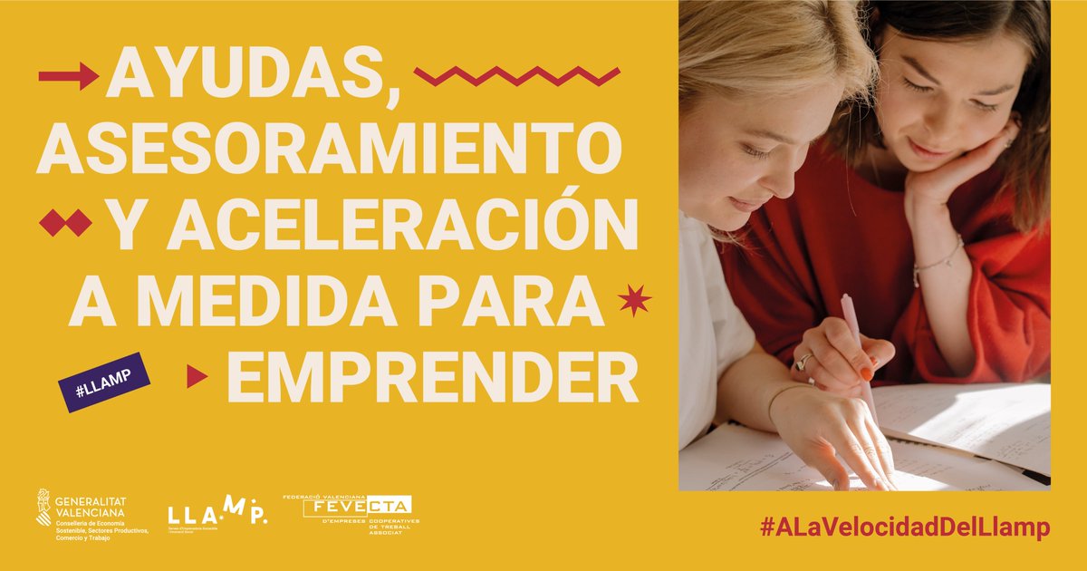 ⚡️ ¡Vuelve Llamp!

👉🏽 Abierta la 2a convocatoria del programa Llamp Amés para emprendimiento cooperativo sostenible.

💪🏽 Emprende #ALaVelocidadDelLlamp, envía tu solicitud hasta el 31 de marzo. 

Crea. Consolida. Crece.

+INFO : fevecta.coop/llamp/