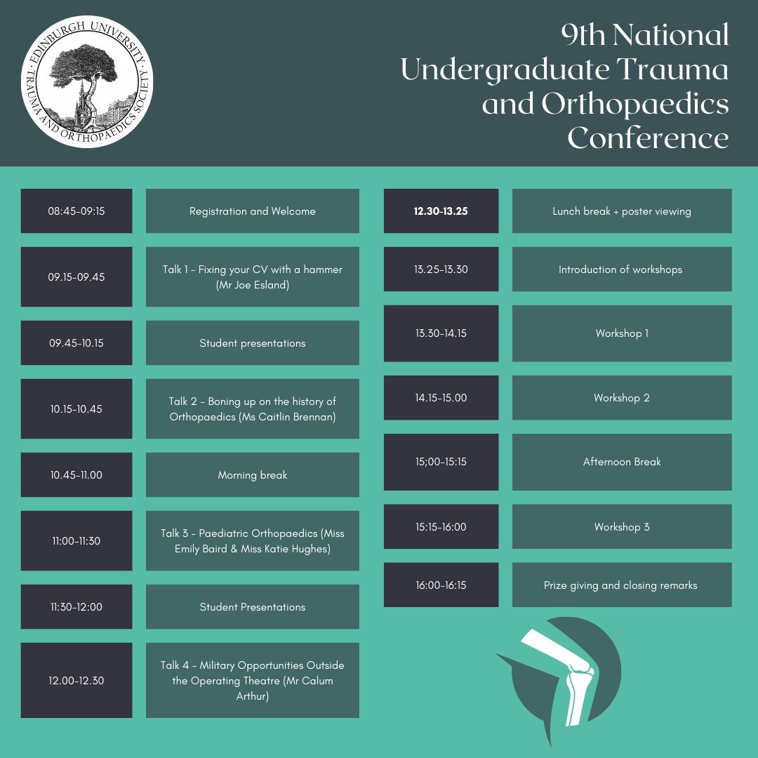 Edinburgh University Trauma & Orthopaedics Society tweet media