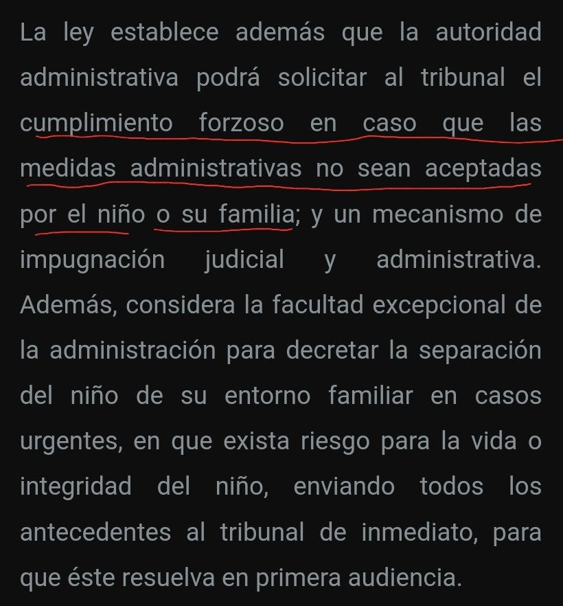 <a href="/NataliaRavanal1/">Natalia Ravanales.</a> <a href="/sebastianpinera/">Sebastian Piñera</a> así es, yo no veo para nada que se esté respetando el derecho del niño con este inciso.
esta ley no es más que una excusa para implantar su agenda totalitaria.