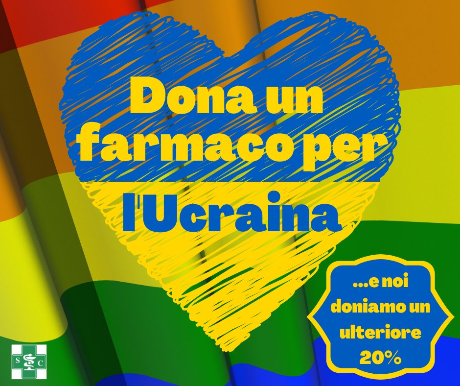 "Dona un farmaco per l'Ucraina" è la raccolta di farmaci e non solo lanciata dall'Ordine dei farmacisti di Napoli e dal Consolato ucraino di Napoli per dare un aiuto concreto a chi sta soffrendo a cui ha aderito la farmacia di Anna Luisa. MP per donare.
facebook.com/fabio.damore.7…
