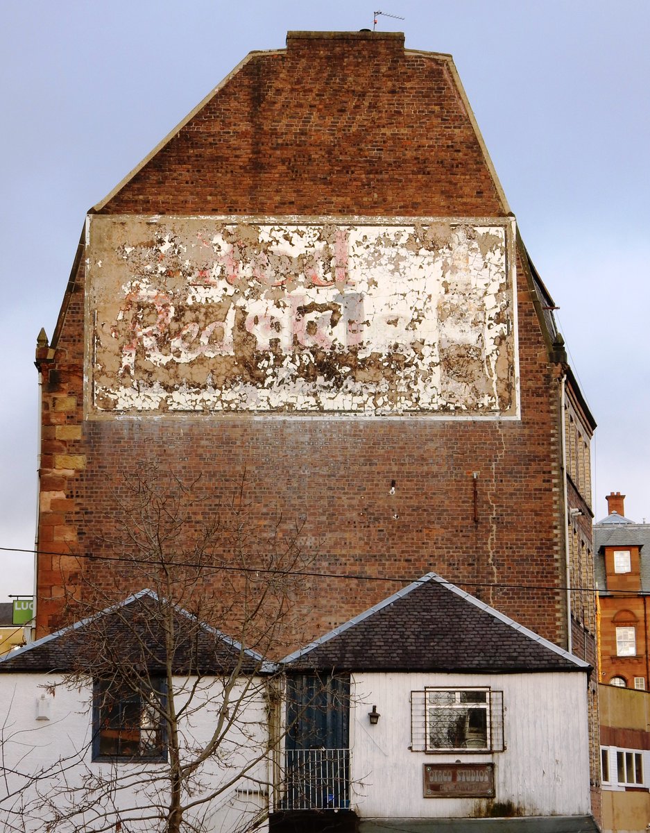 ghostsigns's tweet photo. Inspired by this #Glasgow ghost sign for Red Hackle whiskey, @EdwinHillier has composed '37 Otago Street' which you can listen to here on the @BBCRadio3 #NewMusicShow with Tom Service:

https://t.co/Ng1iSVFJeh (from 01:42:00)

More Red Hackle: https://t.co/3To3dIk5jA

#ghostsigns https://t.co/V5g0uvTjRa