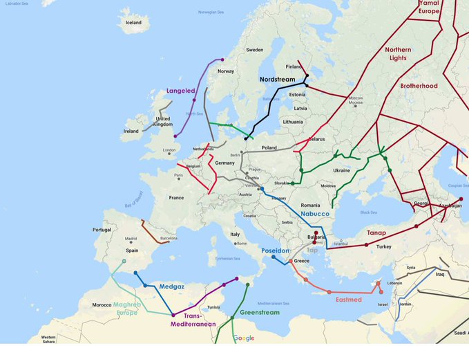 Газопроводы в европу на карте. Map of Pipelines Europe. Gas Pipelines Map Europe. Газопровод в Грецию. Gas in the CIS and Europe карта