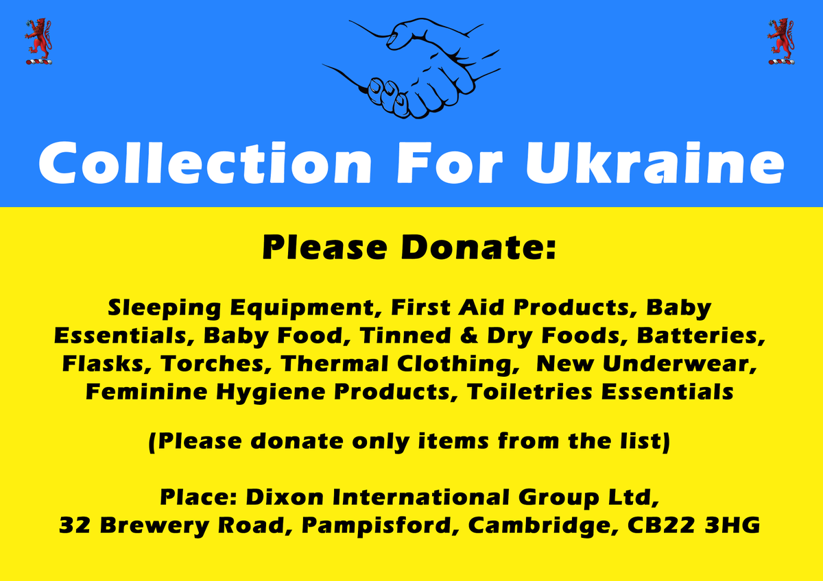 SealmasterUK's tweet photo. We are supporting the efforts in Ukraine 🇺🇦 

Thank you to our wonderful team for galvanizing such an impressive response to our appeal.

If you are reading this post and want to help, please get in touch! https://t.co/XNhte2AaWT