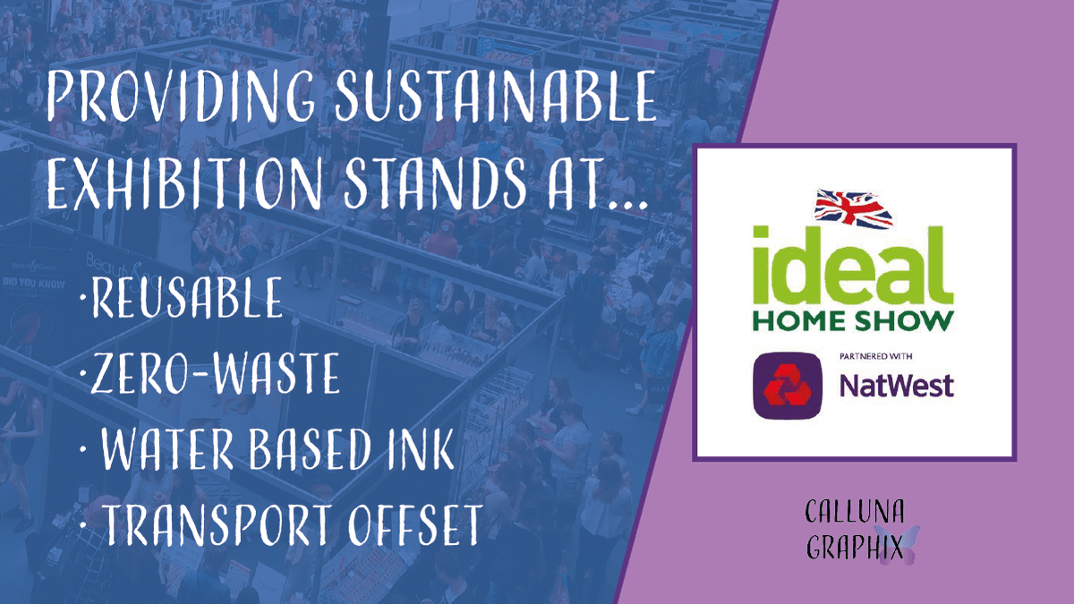 CallunaGraphix's tweet image. We are heading to london for @IntlConfex tomorrow but not before a detour to @ideal_home_show to build a stand!

#sustainableexhibition #greenerevents #exhibitonstand