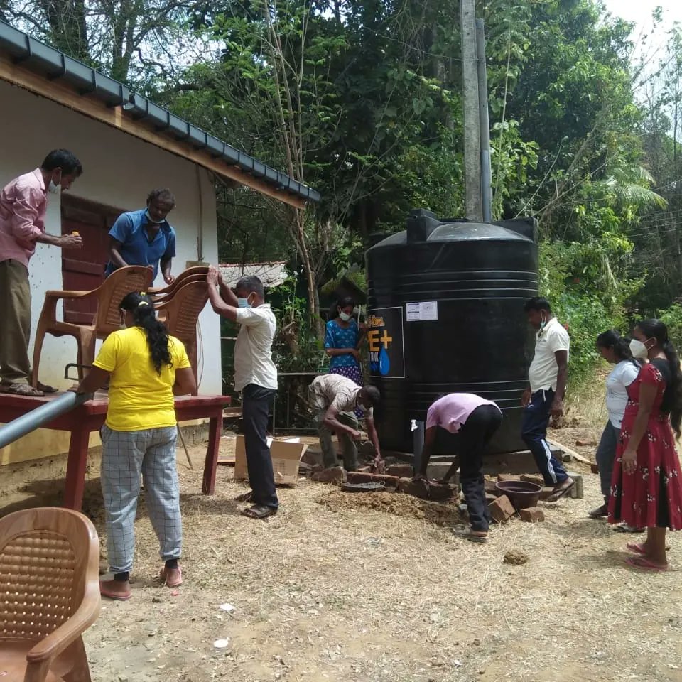 lrwhf's tweet photo. Rainwater Harvesting Systems Construction Training Program - Badulla and Monaragala Districts https://t.co/95bk3PBRe2