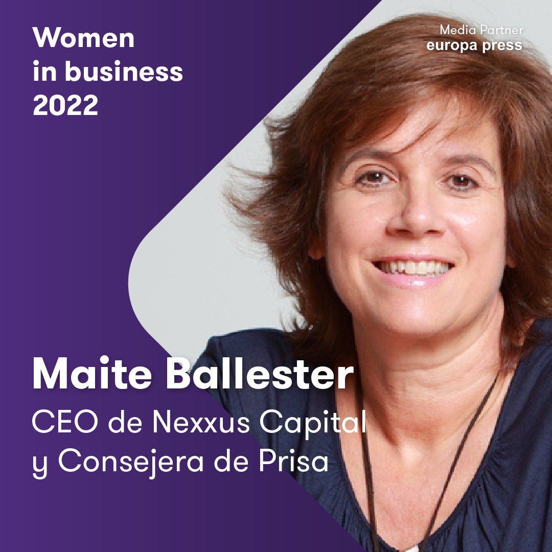 👉 Nuestra mesa redonda de #WomenInBusiness sobre atracción y compromiso del #talento femenino directivo contará con la participación de Maite Ballester, CEO de <a href="/NexxusIberia/">Nexxus Iberia</a> y Consejera de <a href="/PRISA/">PRISA</a>. 

¡Aún estás a tiempo de inscribirte! ⬇ grantthornton.es/especiales/wom…